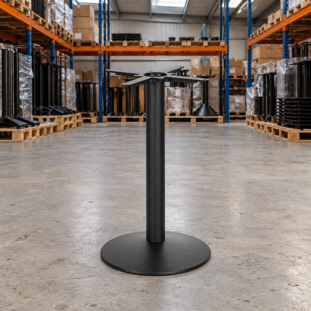 Ealing Small Table Base - Black - Restaurant Table & Chairs Direct
