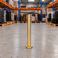 Floor Fix Table Base – Brass / Dining Height - Restaurant Table & Chairs Direct