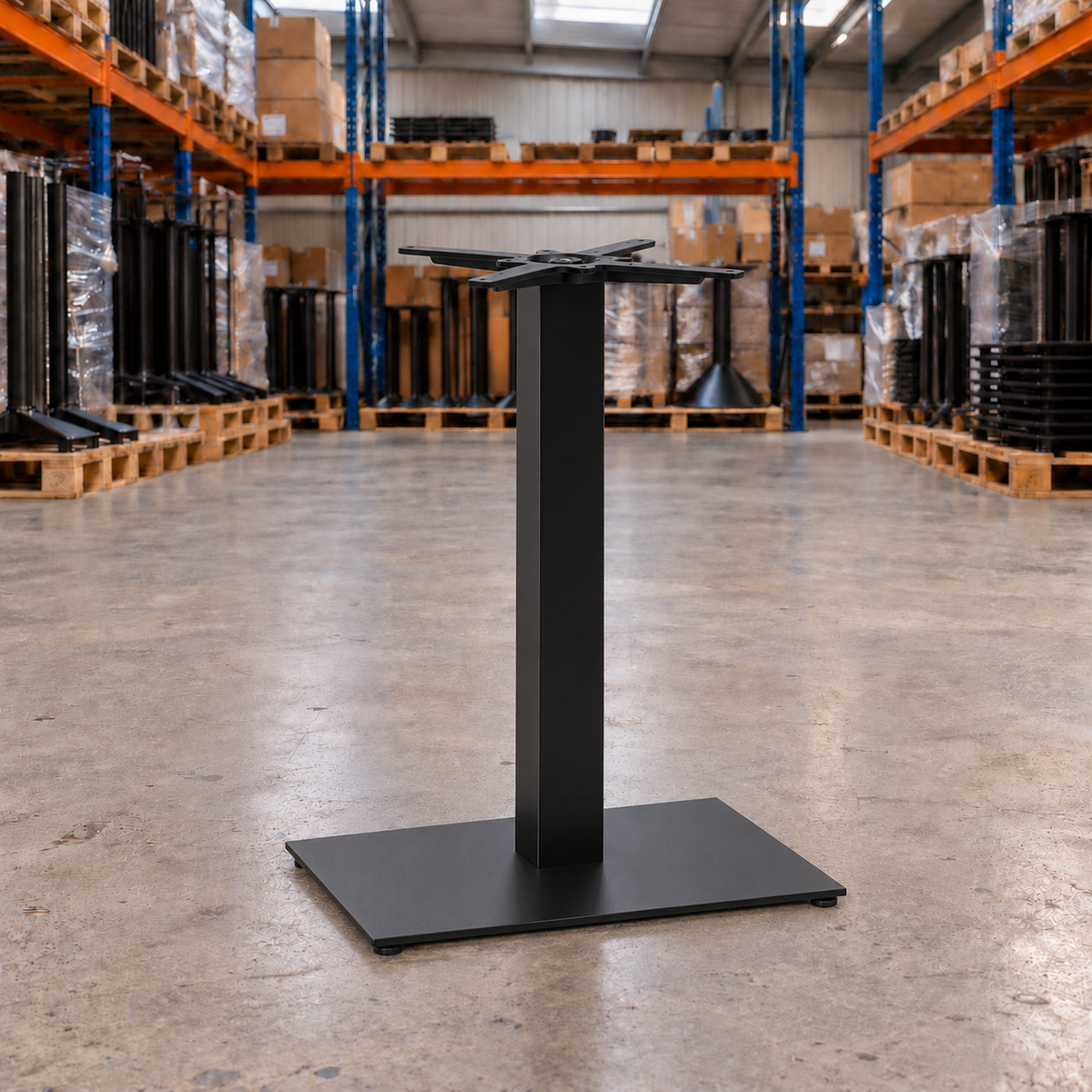 Maldon Single Rectangular Table Base – Dining Height - Restaurant Table & Chairs Direct