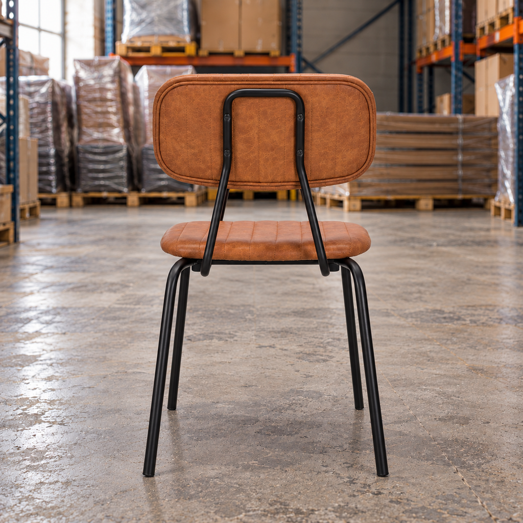 Chelsea Side Chair Brown / Black