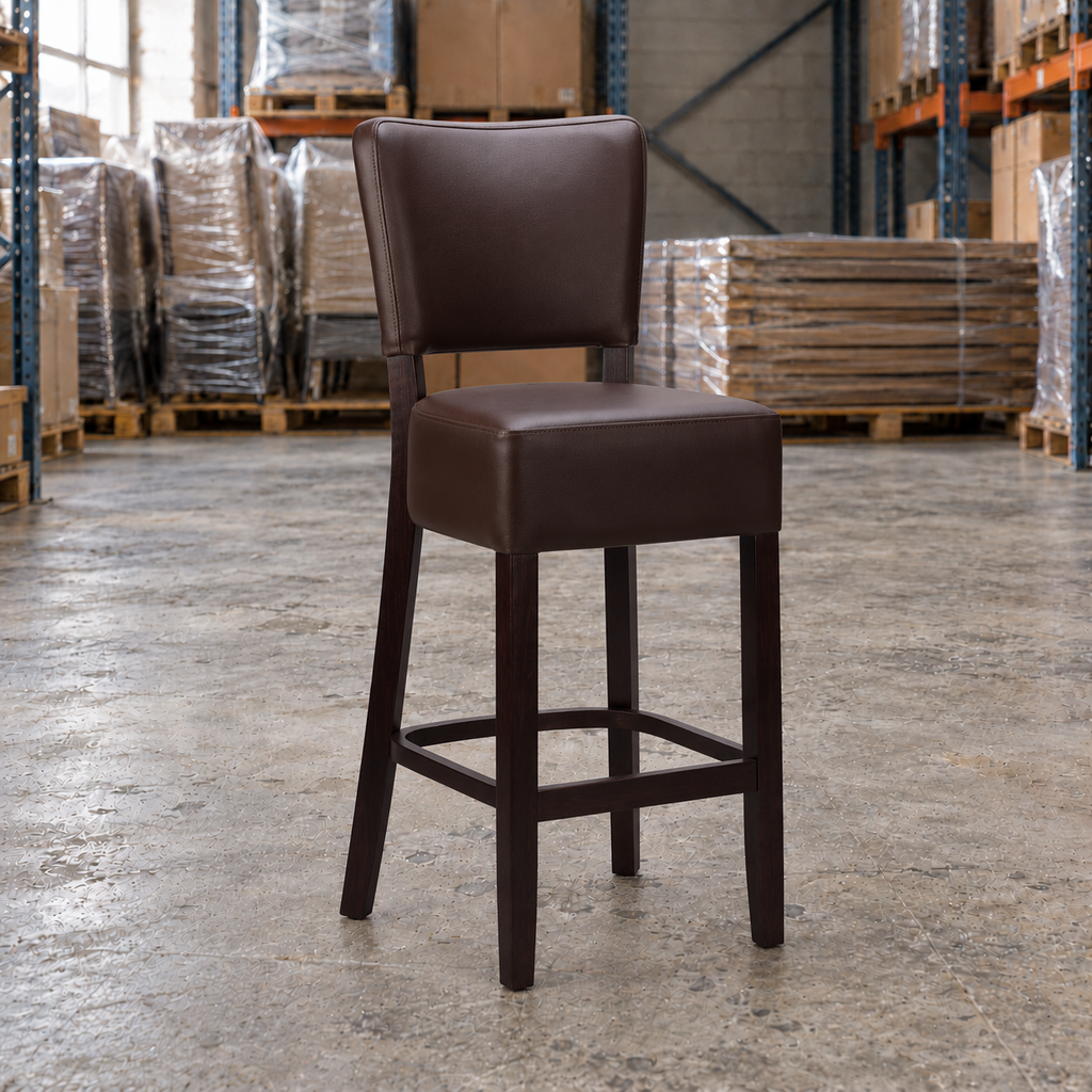 Willow Commercial Bar Highchair – Dark Brown / Wenge Frame