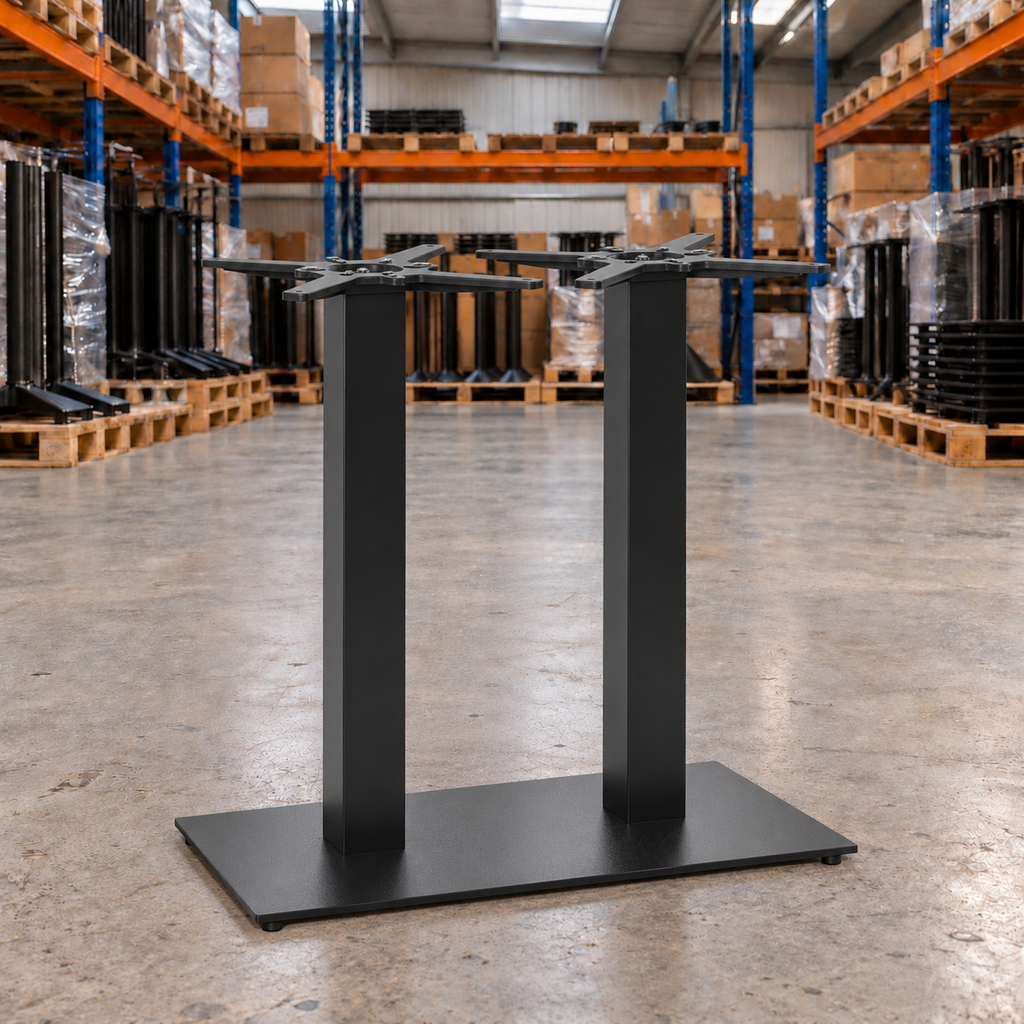 Maldon Twin Table Base – Dining Height - Restaurant Table & Chairs Direct
