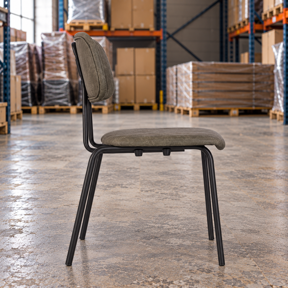 Chelsea Side Chair Grey / Black