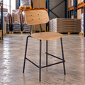 Chelsea Highchair Clear Lacquer / Black Frame