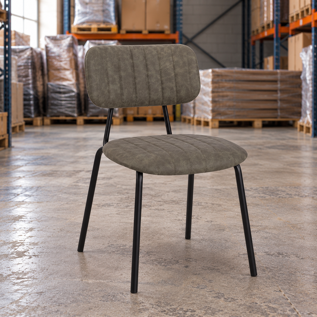 Chelsea Side Chair Grey / Black