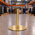 Tring Large Round Table Base – Brass - Restaurant Table & Chairs Direct