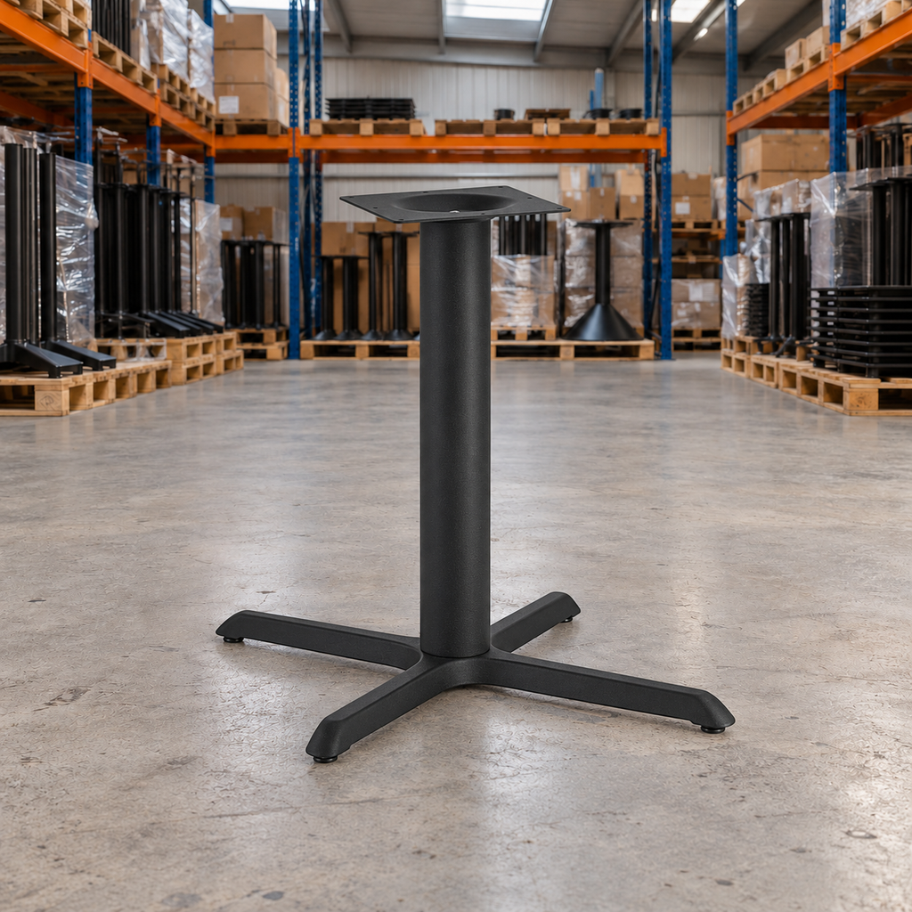 Cross Table Base Large – Dining Height - Restaurant Table & Chairs Direct