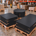 Egger Black 25mm Commercial Table Top - Restaurant Table & Chairs Direct