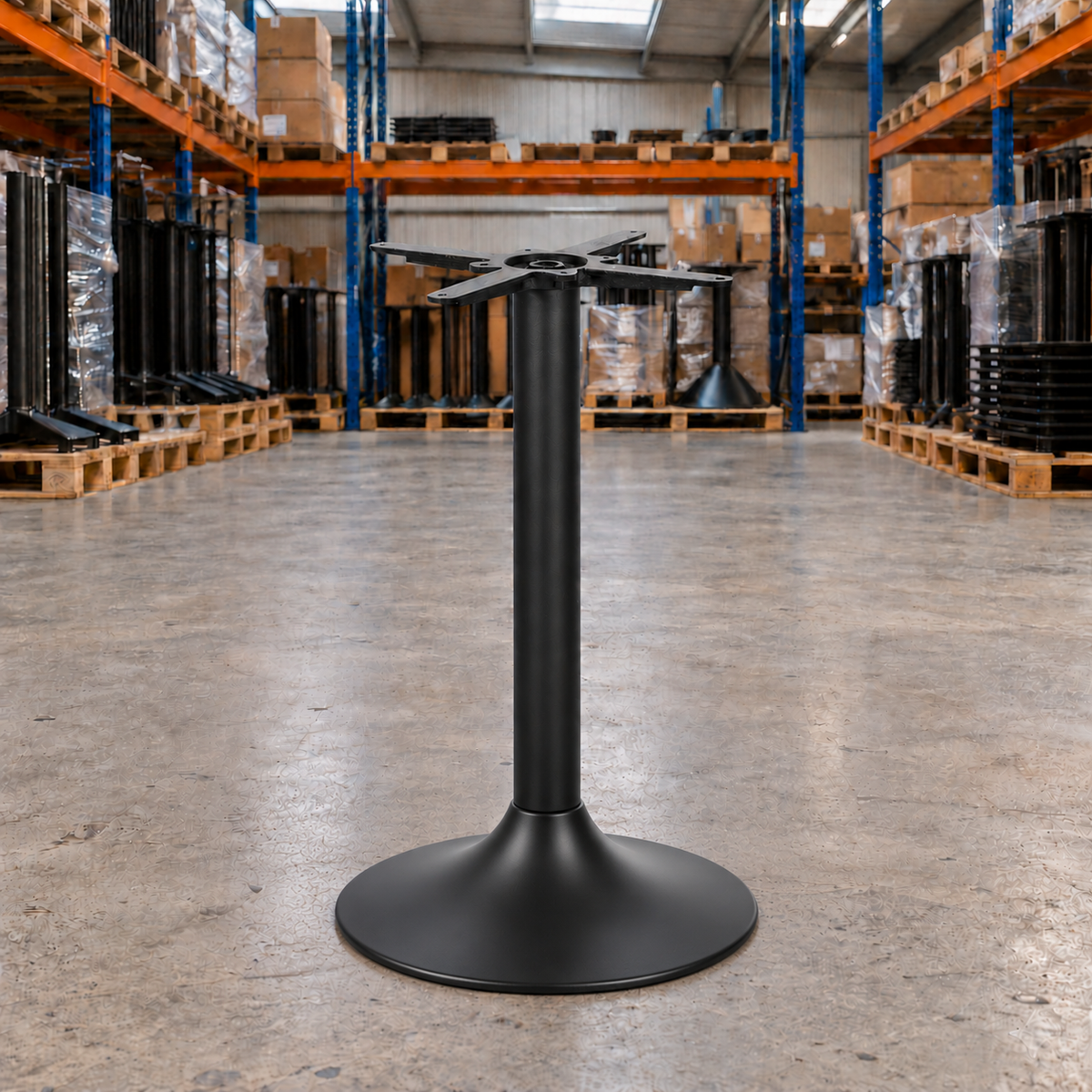 Enfield Small Table Base - Black - Restaurant Table & Chairs Direct