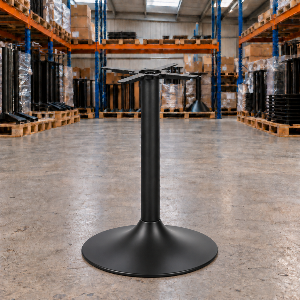 Enfield Medium Table Base - Black - Restaurant Table & Chairs Direct